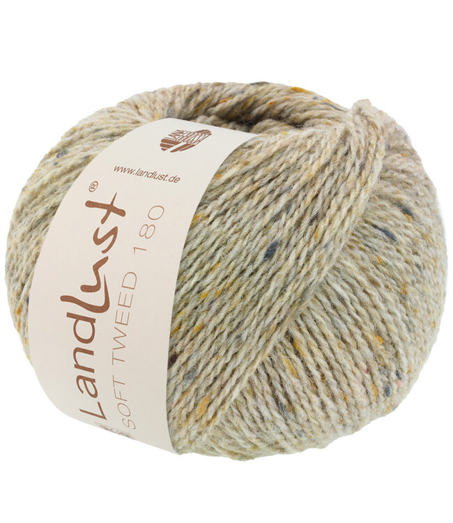 Lana Grossa Landlust Soft Tweed 180 - 102 - gevlekt beige