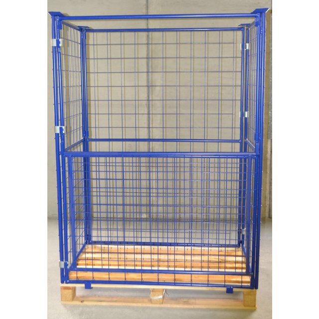 Cage Container steel H1600mm folding window