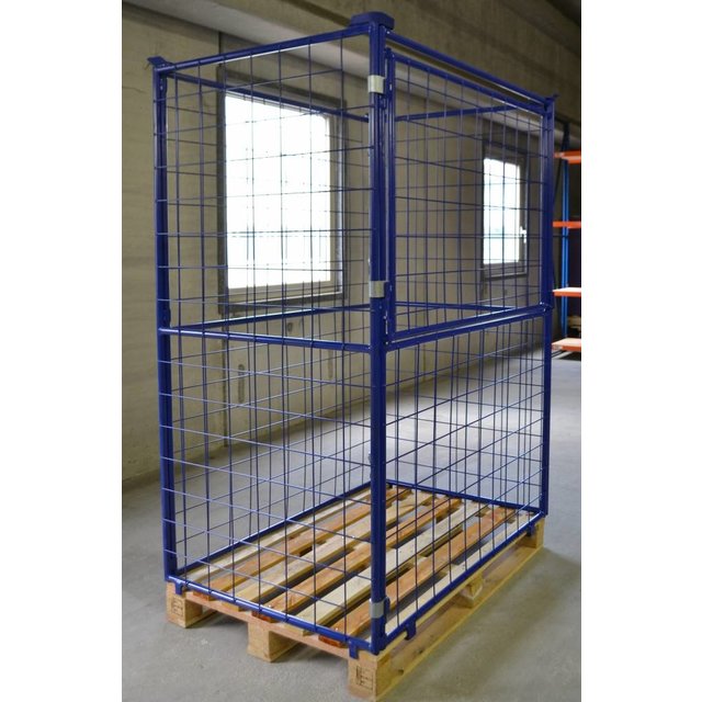 Cage Container steel H1600mm folding window