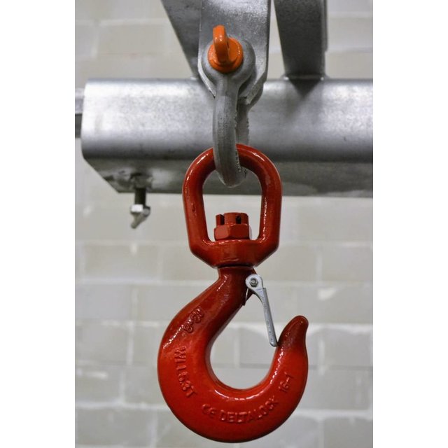 Lifting beam with load hook 4150 kg for forklift Lifting beam with load hook 4150 kg for forklift
