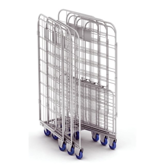 Nestable Roll Container with 2 sides