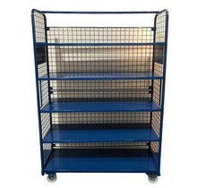 Order Picking Mesh Shelf Trolley Rollcontainer