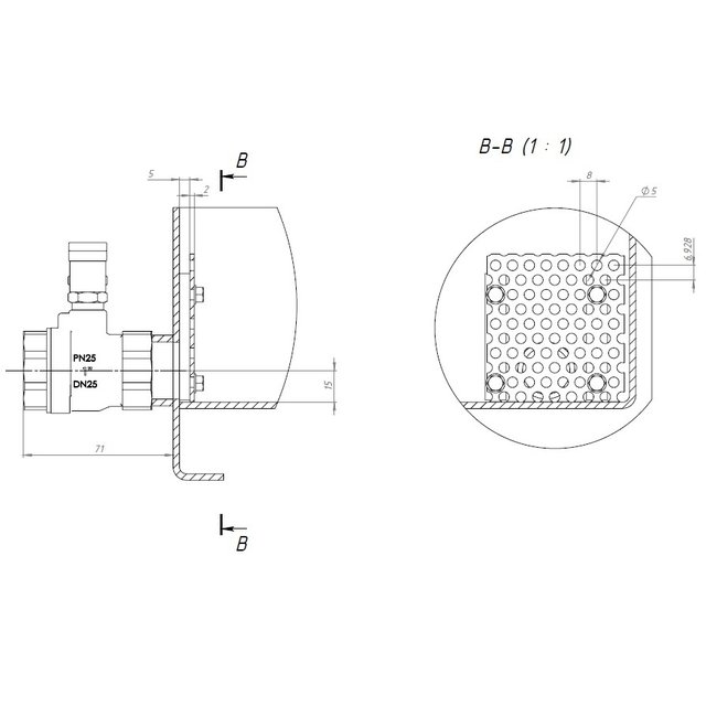 Tap for Chip Container
