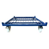 Wózek kontener siatkowy 3 boki demontowany (wys.) 1530 mm malowany proszkowo RAL5010