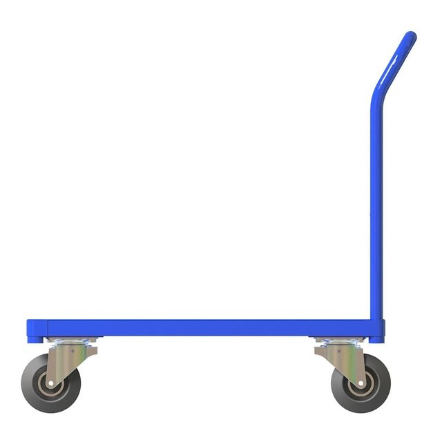 Wózek roboczy Wózek magazynowy platformowy z osiatkowanym uchwytem 120x60 Wózek roboczy Wózek magazynowy platformowy z osiatkowanym uchwytem 120x60