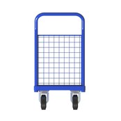Wózek roboczy Wózek magazynowy platformowy z osiatkowanym uchwytem 120x60 Wózek roboczy Wózek magazynowy platformowy z osiatkowanym uchwytem 120x60