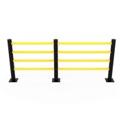 Traffic barrier SAFETY FENCE 4 beams d-flexx Delta 1600 mm Traffic barrier SAFETY FENCE 4 beams d-flexx Delta 1600 mm