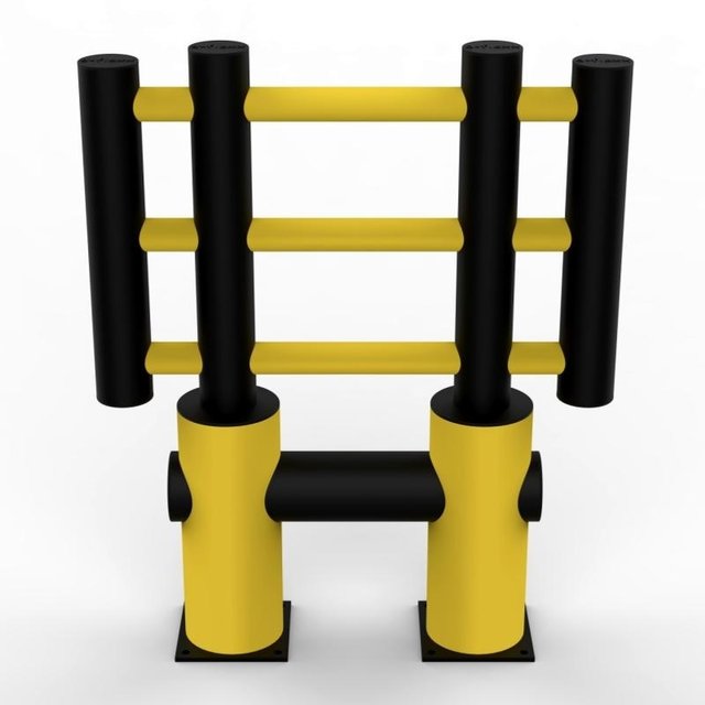 Traffic barrier MACHINE PROTECTIVE FENCE d-flexx KILO Traffic barrier MACHINE PROTECTIVE FENCE d-flexx KILO