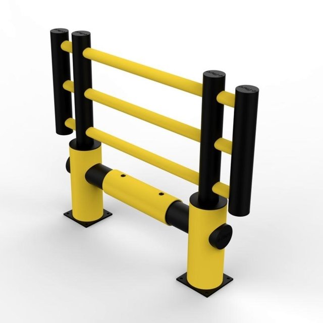 Traffic barrier MACHINE PROTECTIVE FENCE d-flexx KILO Traffic barrier MACHINE PROTECTIVE FENCE d-flexx KILO