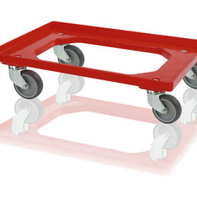 Euro Container Transport dolly KLT Eurobox 60x40 cm Red