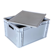 Skrzynka Plastikowa EURO 40x30x22 cm Otwarte uchwyty Eurobox