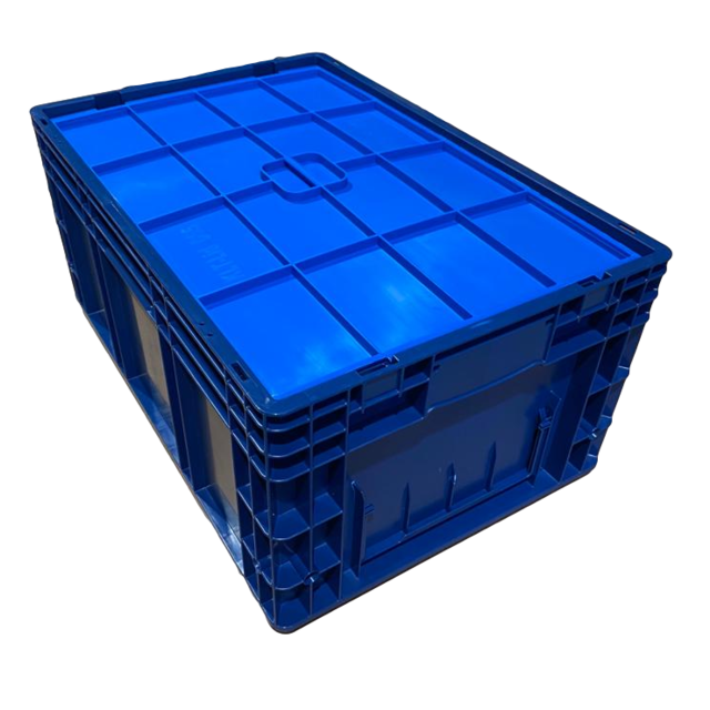 R-KLT Eurocrate 60x40x28 cm Euro container KTL box  with Reinforced Grid Bottom