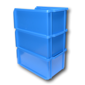 Storage bin Plastic C PP 35x21.3x15cm Blue