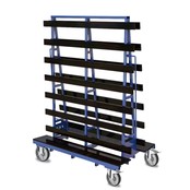Plates Trolley double side loading  extra wide plateau of 40 cm Plates Trolley double side loading  extra wide plateau of 40 cm