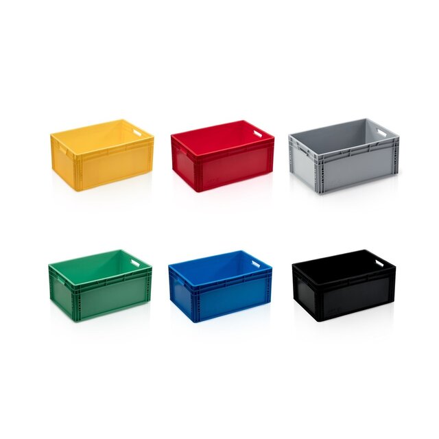 Eurobox Universal 60x40x27 cm blue closed handle Eurocontainer KLT box