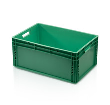 Eurobox Universal 60x40x27 cm green closed handle Eurocontainer KLT box