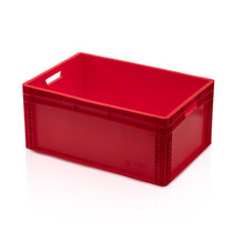 Eurobox Universal 60x40x27 cm red open handle Eurocontainer KLT box