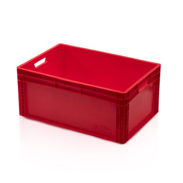 Eurobox Universal 60x40x27 cm red open handle Eurocontainer KLT box