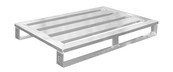 Aluminium Pallet euronorm 800x1200 mm height 150 mm loadcapacity 1000kg