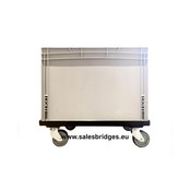 Euro Container Transport dolly KLT Eurobox 60x40 cm Black