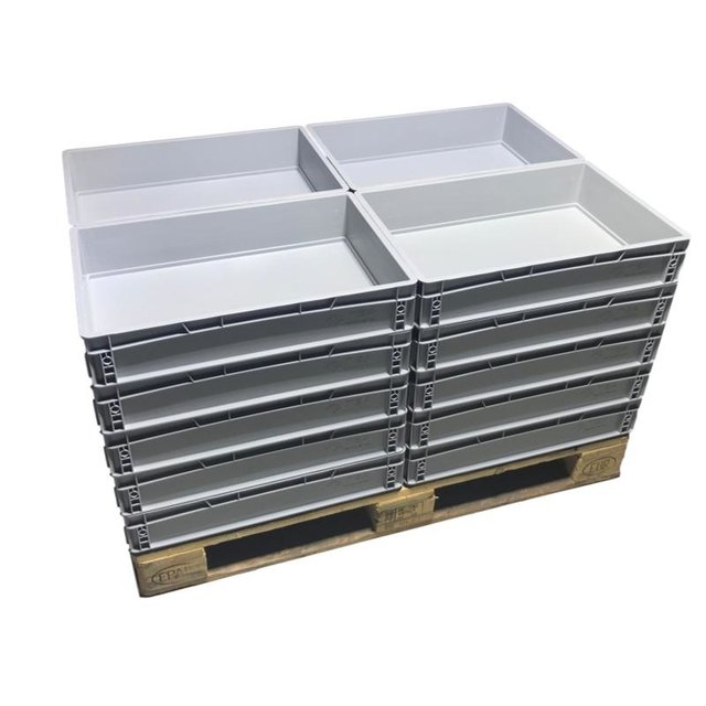 Eurobox Universal 60x40x12 cm closed handle Eurocontainer box Superdeal Eurobox Universal 60x40x12 cm closed handle Eurocontainer box Superdeal