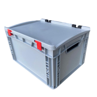 Skrzynka Plastikowa EURO 40x30x23.5 cm z pokrywą Eurobox