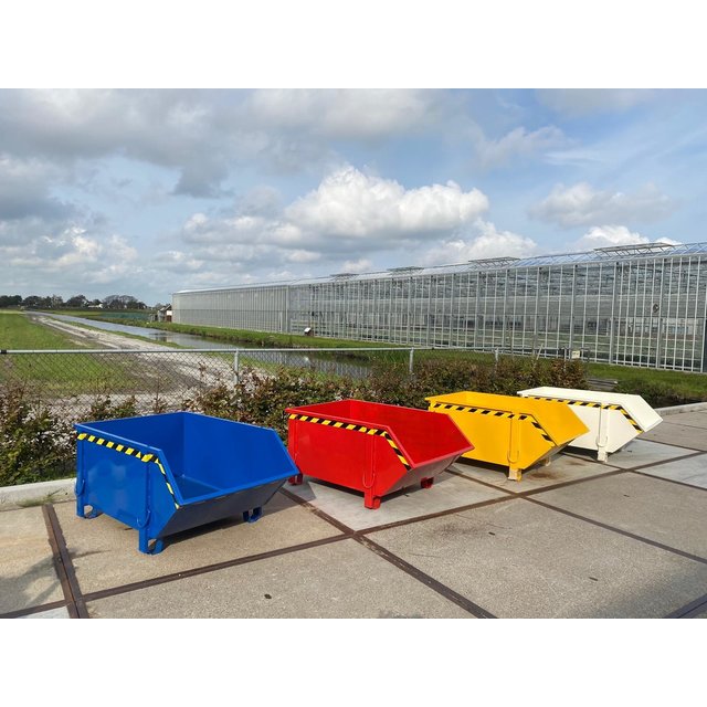 Construction container Blue Debris Container Waste container for Construction 1000L 1500 kg