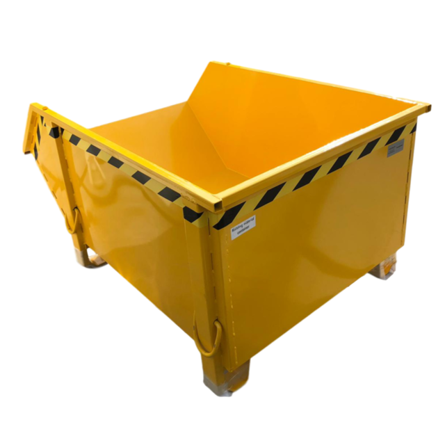 Construction container Blue Debris Container Waste container for Construction 1000L 1500 kg
