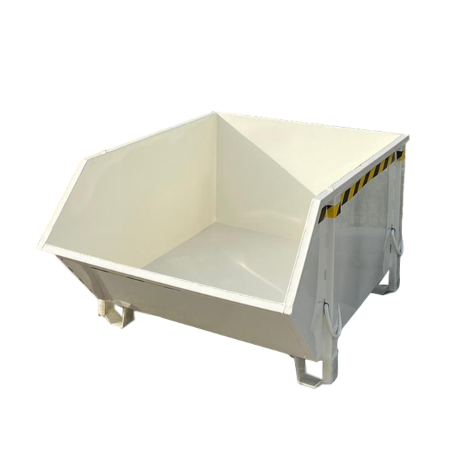 Construction container White Debris Container Waste container for Construction 1000L 1500 kg