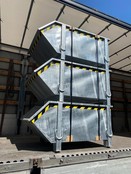 Kontener budowlany ocynkowany ogniowo Kontener na gruz Kontener na odpady budowlane 1000L 1500 kg Kontener budowlany ocynkowany ogniowo Kontener na gruz Kontener na odpady budowlane 1000L 1500 kg