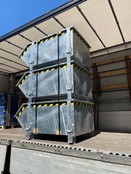 Kontener budowlany ocynkowany ogniowo Kontener na gruz Kontener na odpady budowlane 1000L 1500 kg Kontener budowlany ocynkowany ogniowo Kontener na gruz Kontener na odpady budowlane 1000L 1500 kg