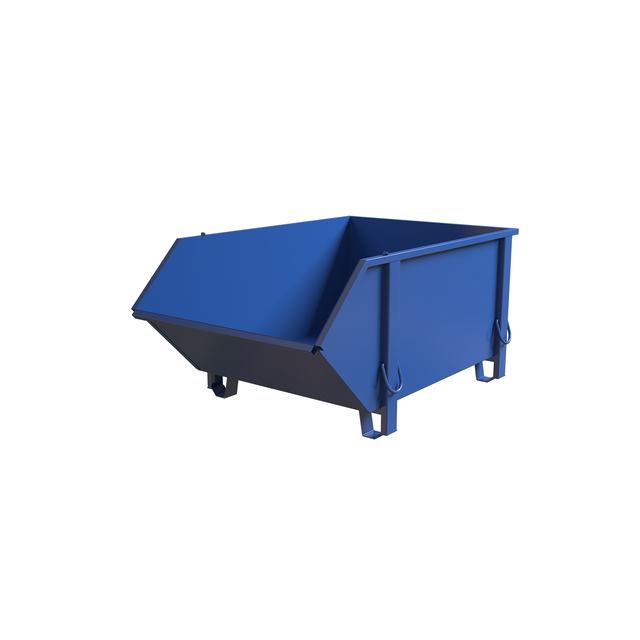 Kontener budowlany ocynkowany ogniowo Kontener na gruz Kontener na odpady budowlane 1000L 1500 kg Kontener budowlany ocynkowany ogniowo Kontener na gruz Kontener na odpady budowlane 1000L 1500 kg