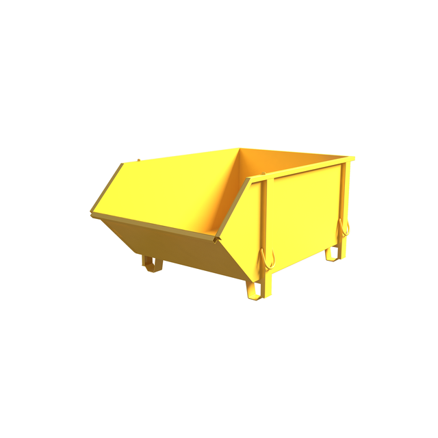 Kontener budowlany ocynkowany ogniowo Kontener na gruz Kontener na odpady budowlane 1000L 1500 kg Kontener budowlany ocynkowany ogniowo Kontener na gruz Kontener na odpady budowlane 1000L 1500 kg