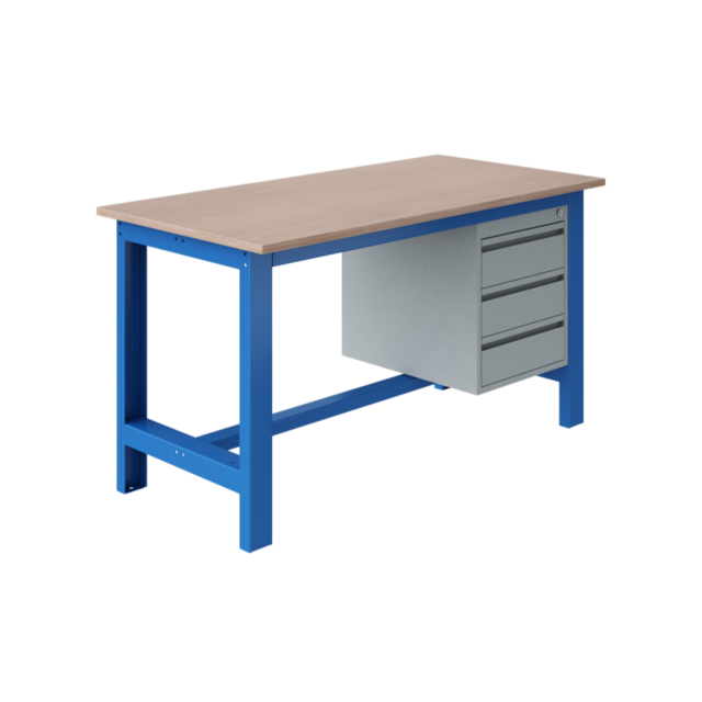 Ergonomiczny stół roboczy 1500 kg SI model Błękitny