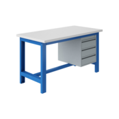 Ergonomic worktable SI-model Industrial blue 1500Kg Heavy Duty