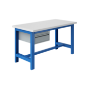 Ergonomic worktable SI-model Industrial blue 1500Kg Heavy Duty
