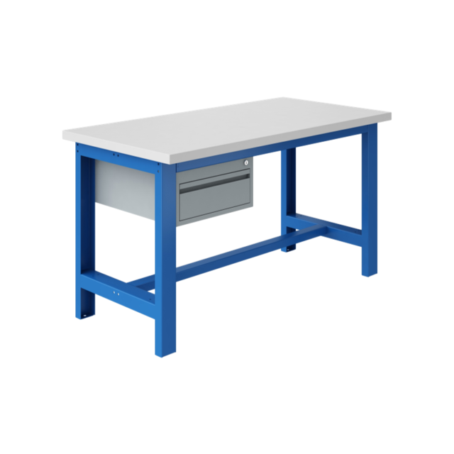 Ergonomiczny stół roboczy 1500 kg SI model Błękitny