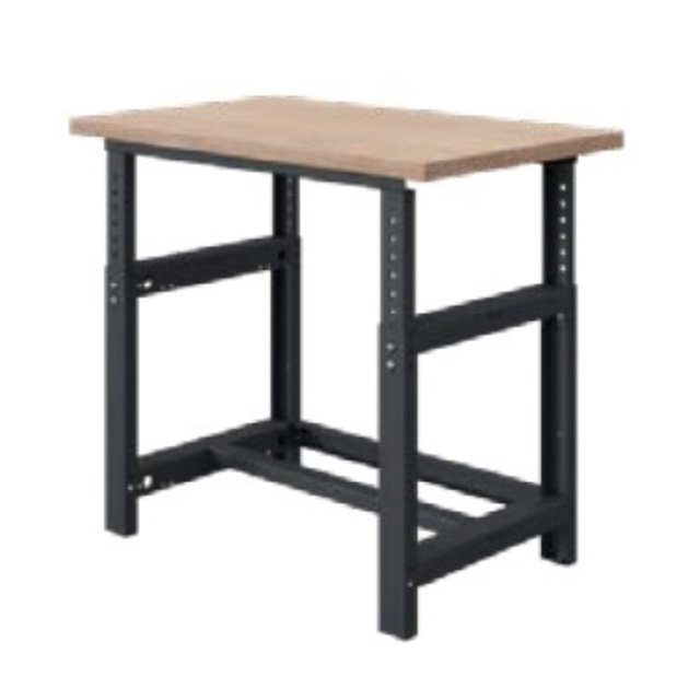 Mechanically height-adjustable worktable SI-model gray anthracite 1000 kg heavy duty