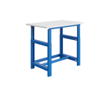 Mechanicznie regulowany stół roboczy 1000 kg SI model Błękitny Mechanicznie regulowana wysokość