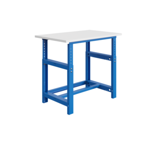 Mechanically adjustable worktable 1000 kg Industrial blue SI-model