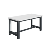 Electrically height-adjustable worktable SI-model gray anthracite 300 kg heavy duty