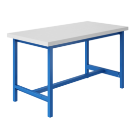 Ergonomic worktable 500 kg Industrial Blue PTH-model