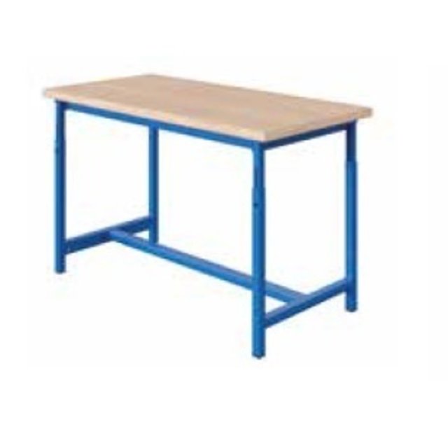 Ergonomic worktable PTH-model adjustable in height 300 kg Blue Ergonomic worktable PTH-model adjustable in height 300 kg Blue