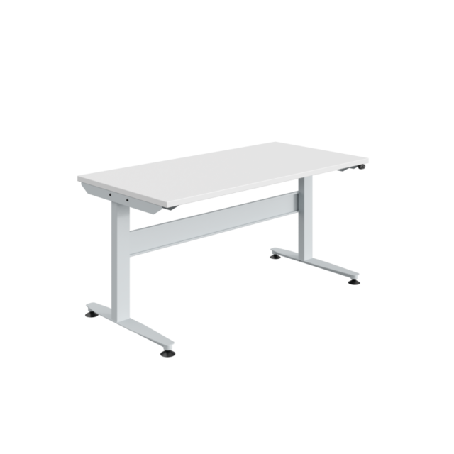 Ergonomiczny stół roboczy przemysłowy 140 kg Elektrycznie regulowany model REGULOG Jasnoszary Ergonomiczny stół roboczy przemysłowy 140 kg Elektrycznie regulowany model REGULOG Jasnoszary