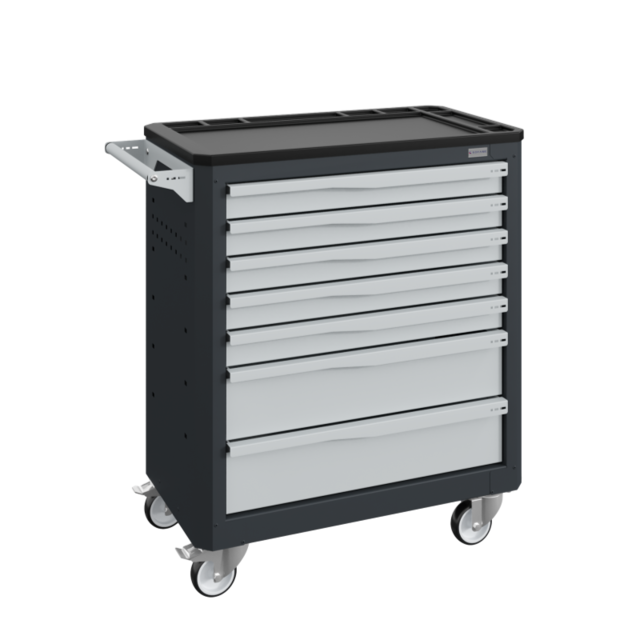 Workshop Trolley SERVILOG with drawers Industrial blue Workshop Trolley SERVILOG with drawers Industrial blue