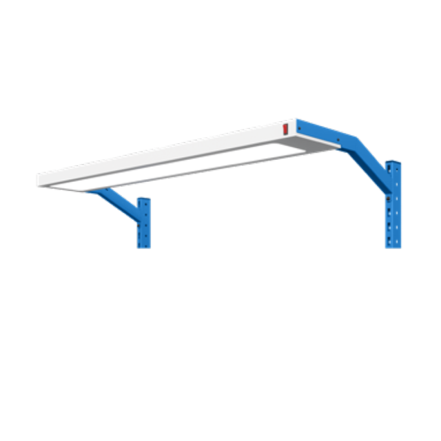 Ergonomiczny stół roboczy przemysłowy ECOLOG model 150 kg ‎Błękitny