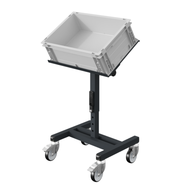 Workshop Trolley SRI Adjustable storage trolley for plastic crates