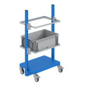 Workshop Trolley SPR 331 Storage Trolley for crates with 2 adjustable levels Workshop Trolley SPR 331 Storage Trolley for crates with 2 adjustable levels