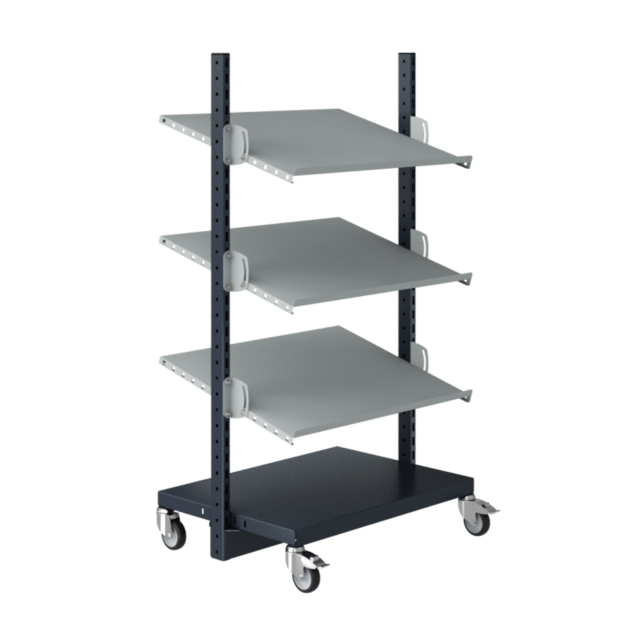 Workshop Trolley SPR 331 Storage Trolley for crates with adjustable levels