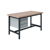 Ergonomiczny stół roboczy przemysłowy PTH 500 kg model Szary Antracyt